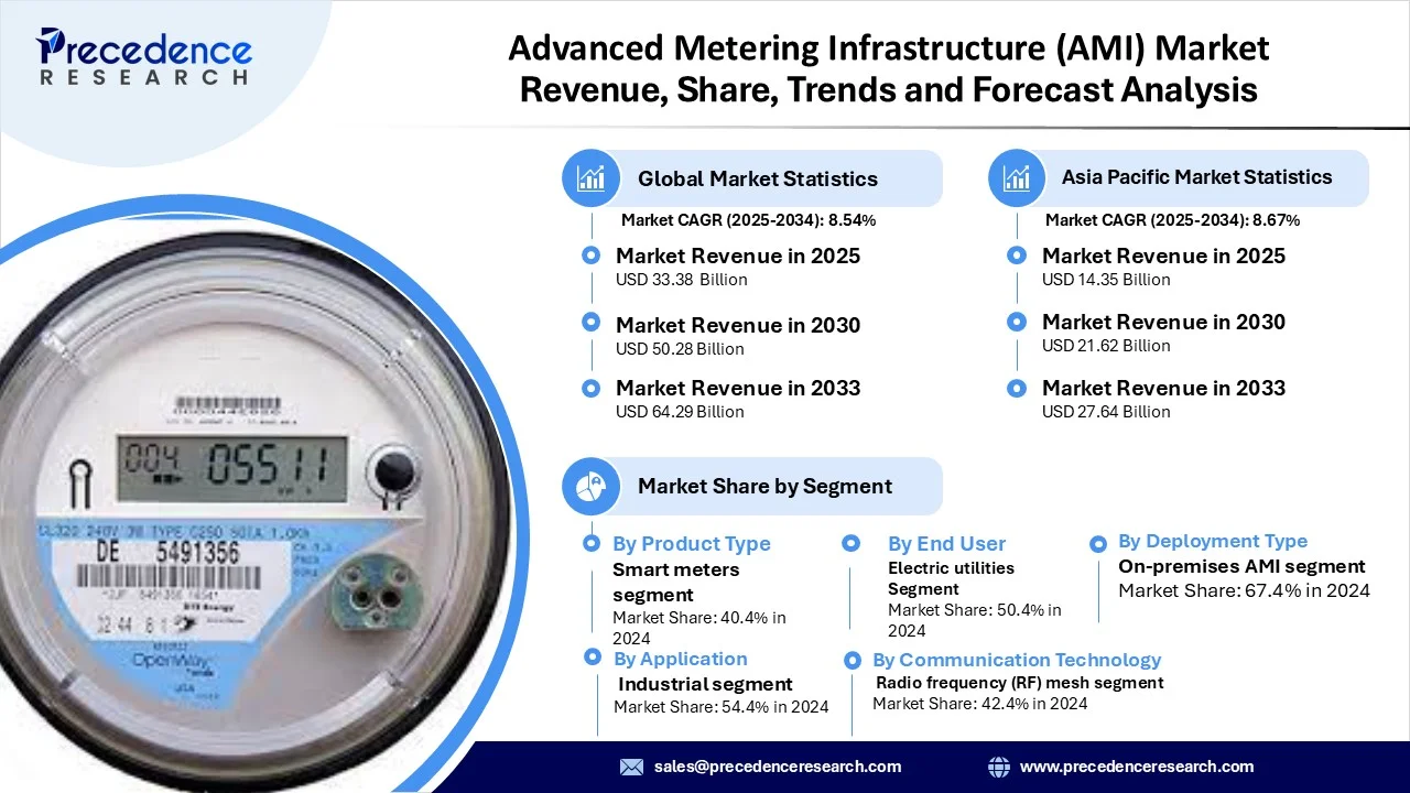 Advanced Metering Infrastructure (AMI) Market Revenue Statistics
