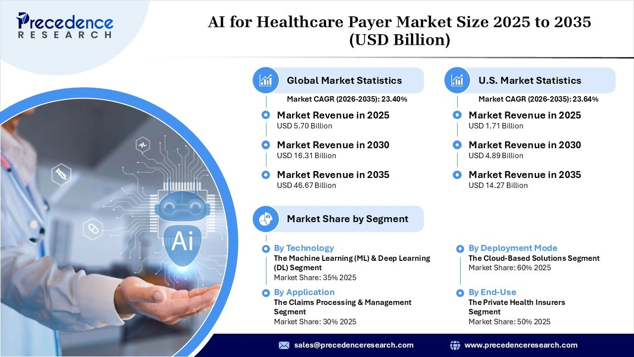 AI for Healthcare Payer Market Revenue Statistics