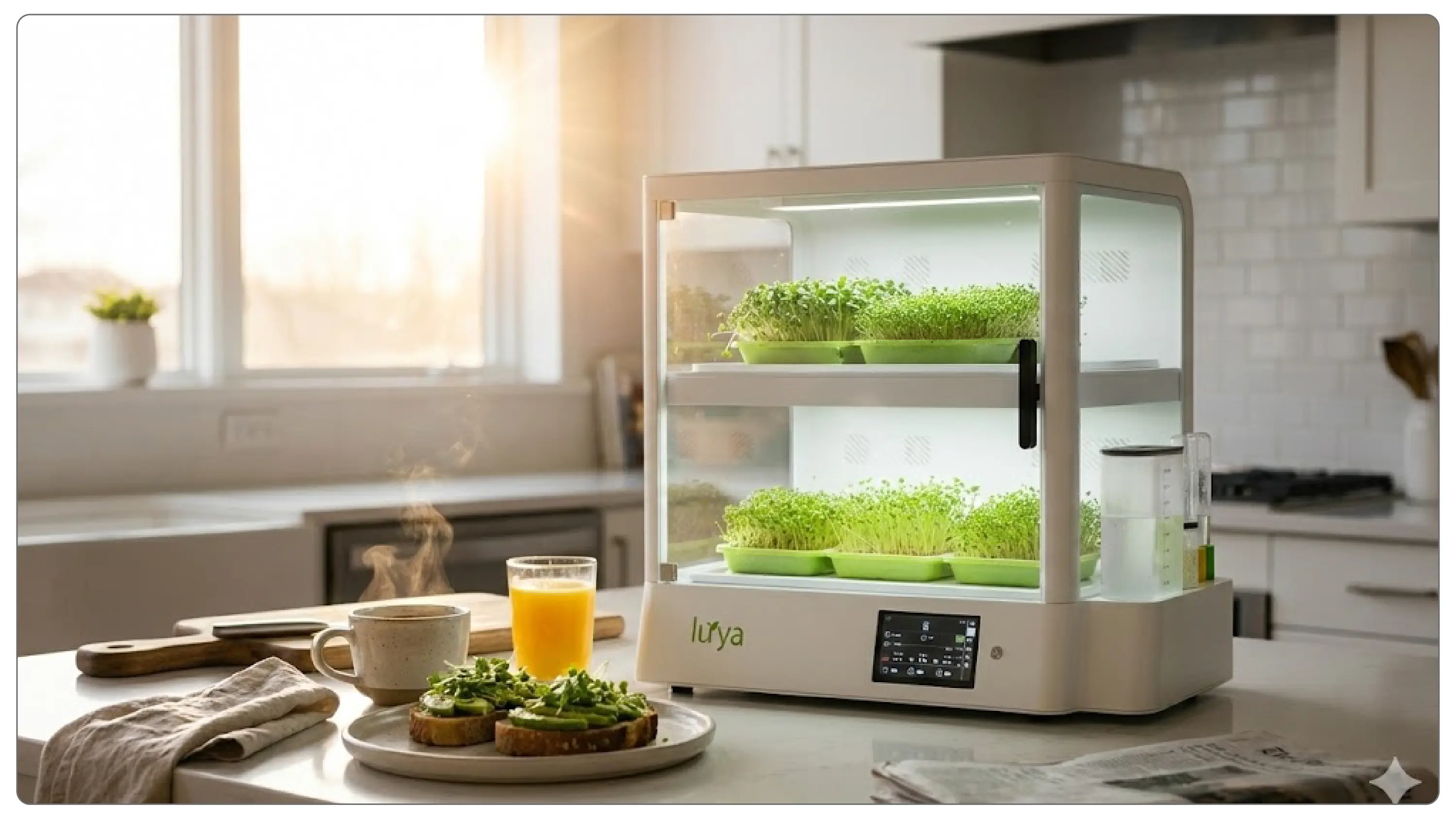 AI Powered Microgreens Nutrition System Luya