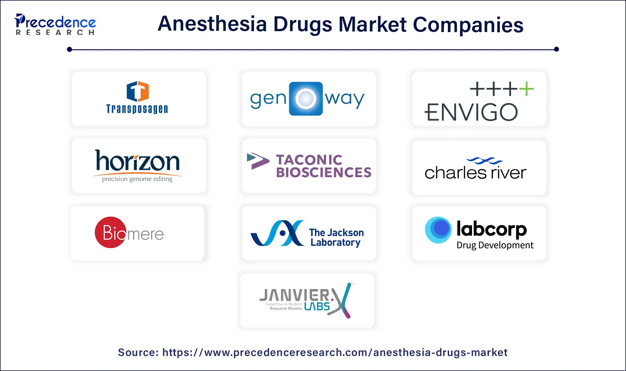 Anesthesia Drugs Market Companies
