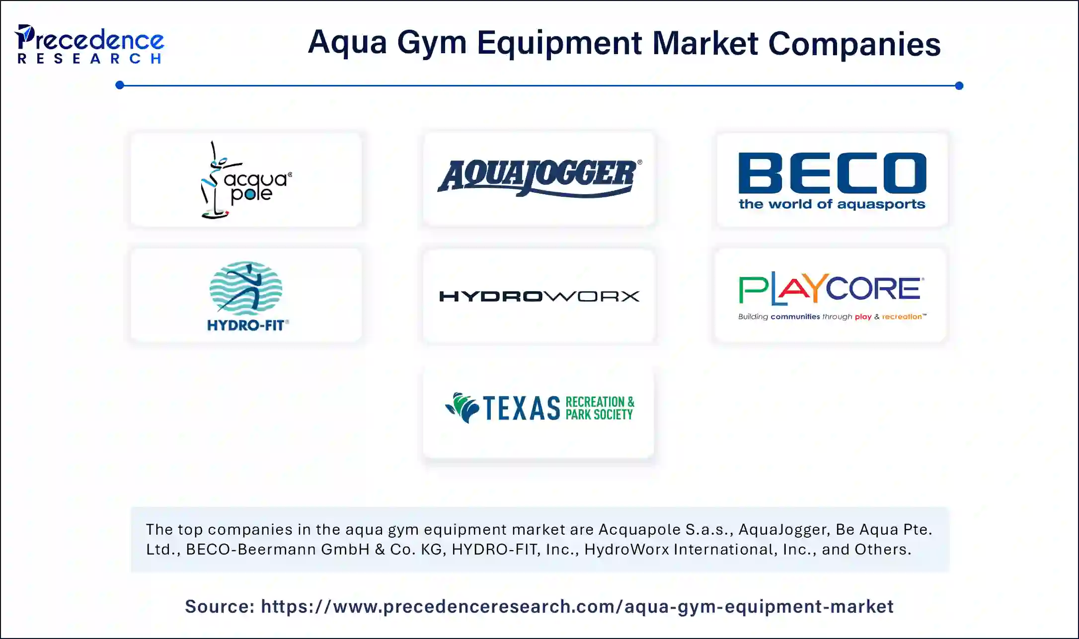  Aqua Gym Equipment Market Companies