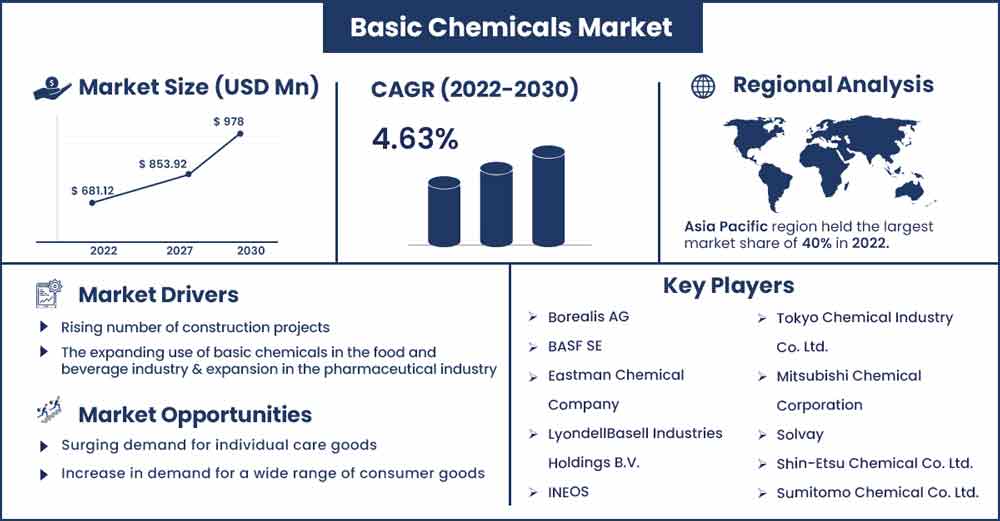 Basic Chemicals Market Size and Growth Rate From 2022 To 2030