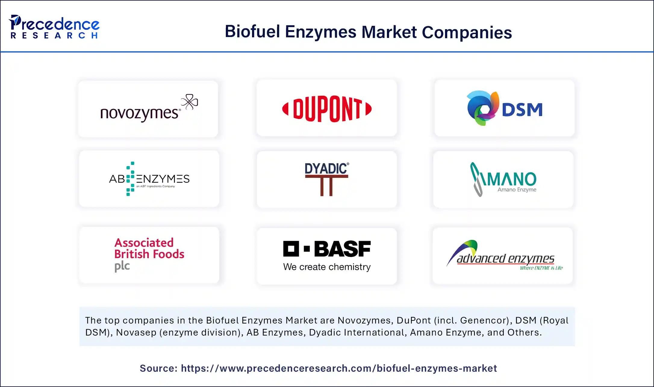Biofuel Enzymes Market Companies