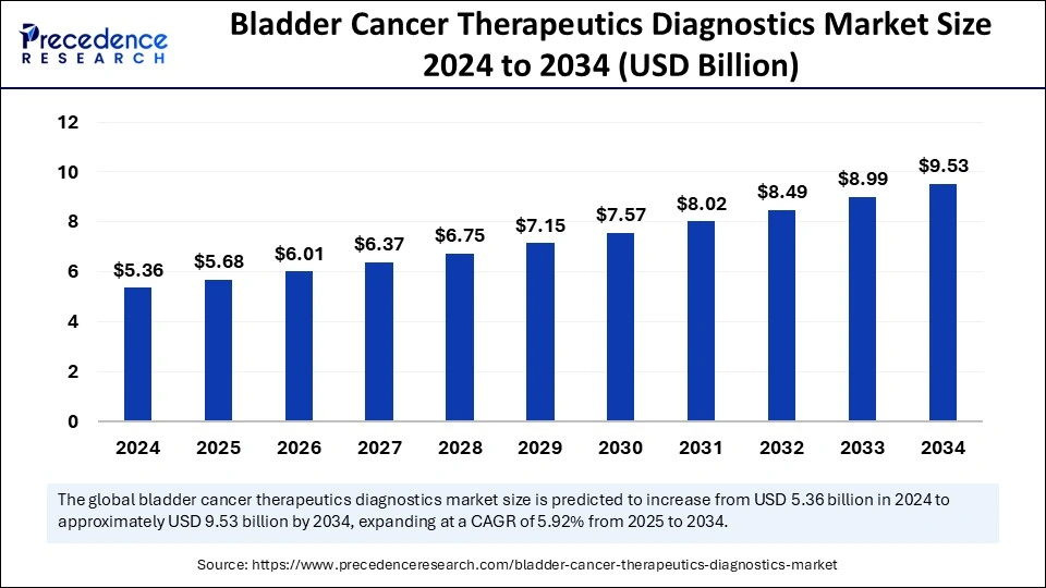 Bladder Cancer Therapeutics Diagnostics Market Size 2025 to 2034
