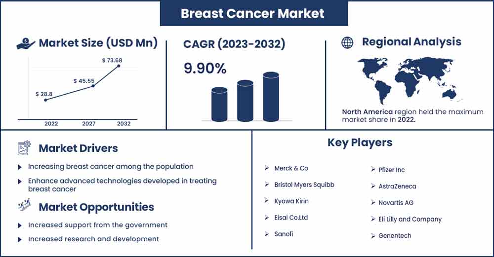 Breast Cancer Market Size and Growth Rate From 2023 To 2032