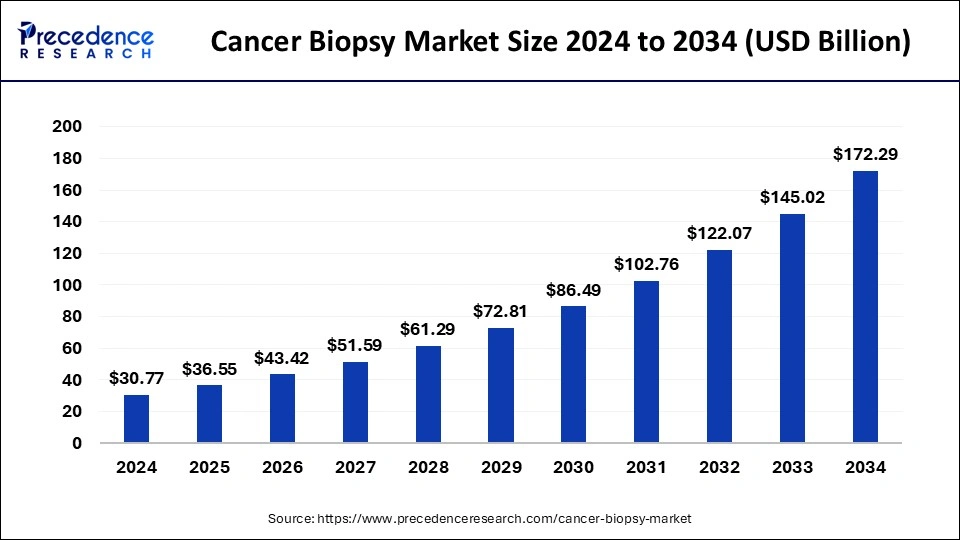 Cancer Biopsy Market Size 2025 to 2034