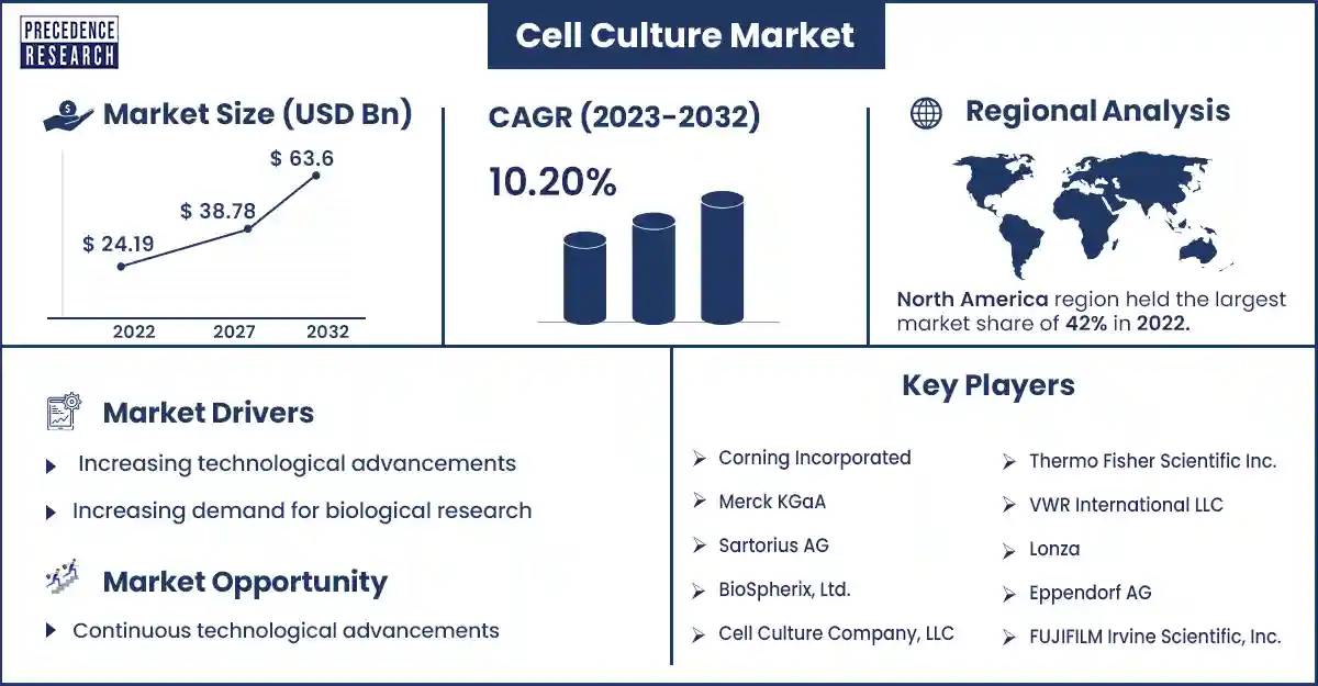 Cell Culture Market Size and Growth Rate From 2023 to 2032