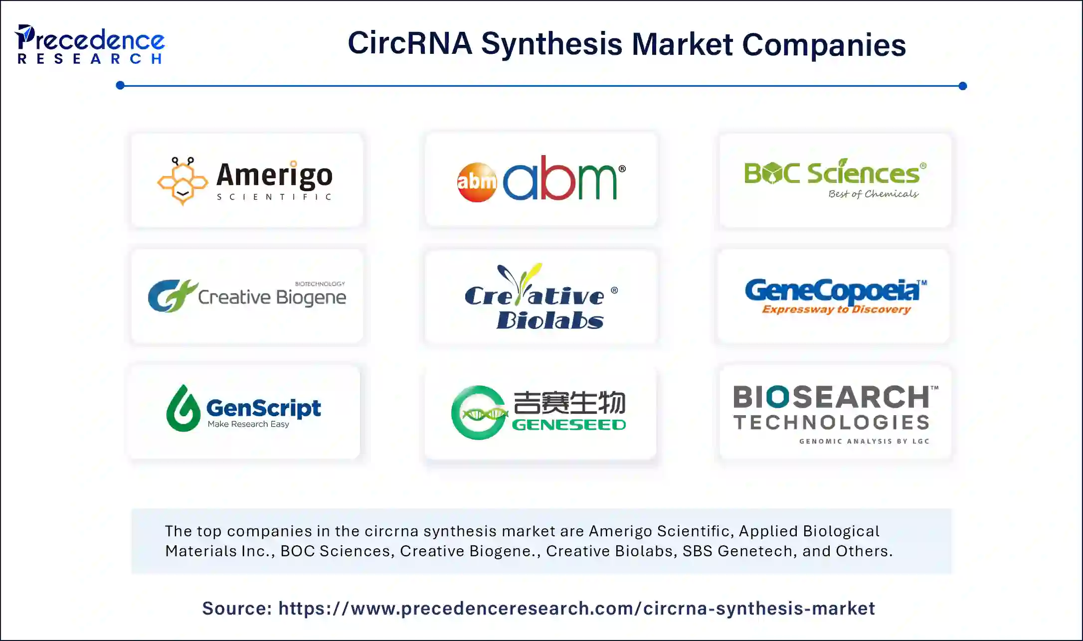 CircRNA Synthesis Market Companies