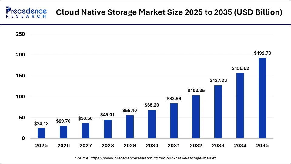 Cloud Native Storage Market Size 2025 to 2035