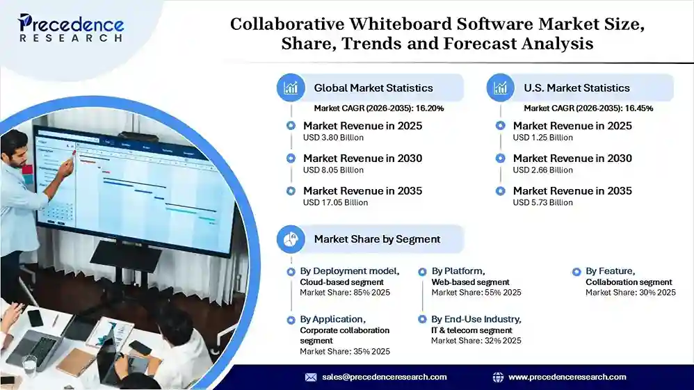 Collaborative Whiteboard Software Market Revenue Statistics
