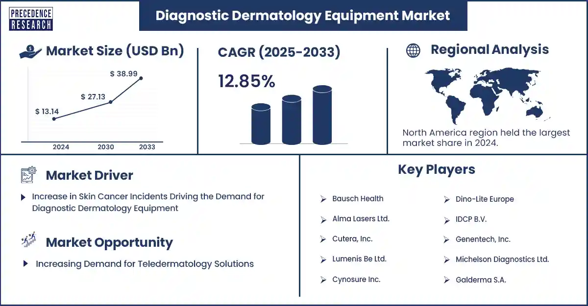 Diagnostic Dermatology Equipment Market Revenue Statistics