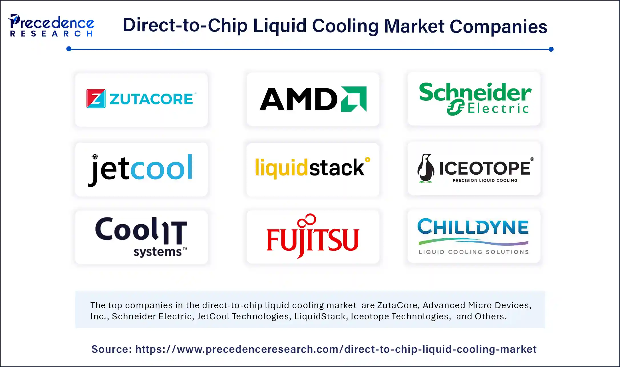 Direct to Chip Liquid Cooling Market Companies