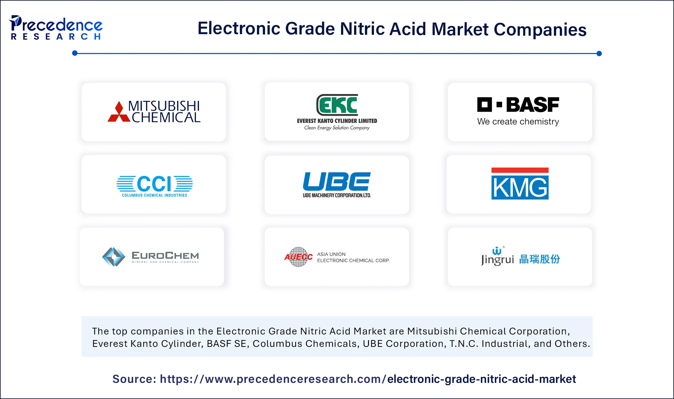 Electronic Grade Nitric Acid Market Companies