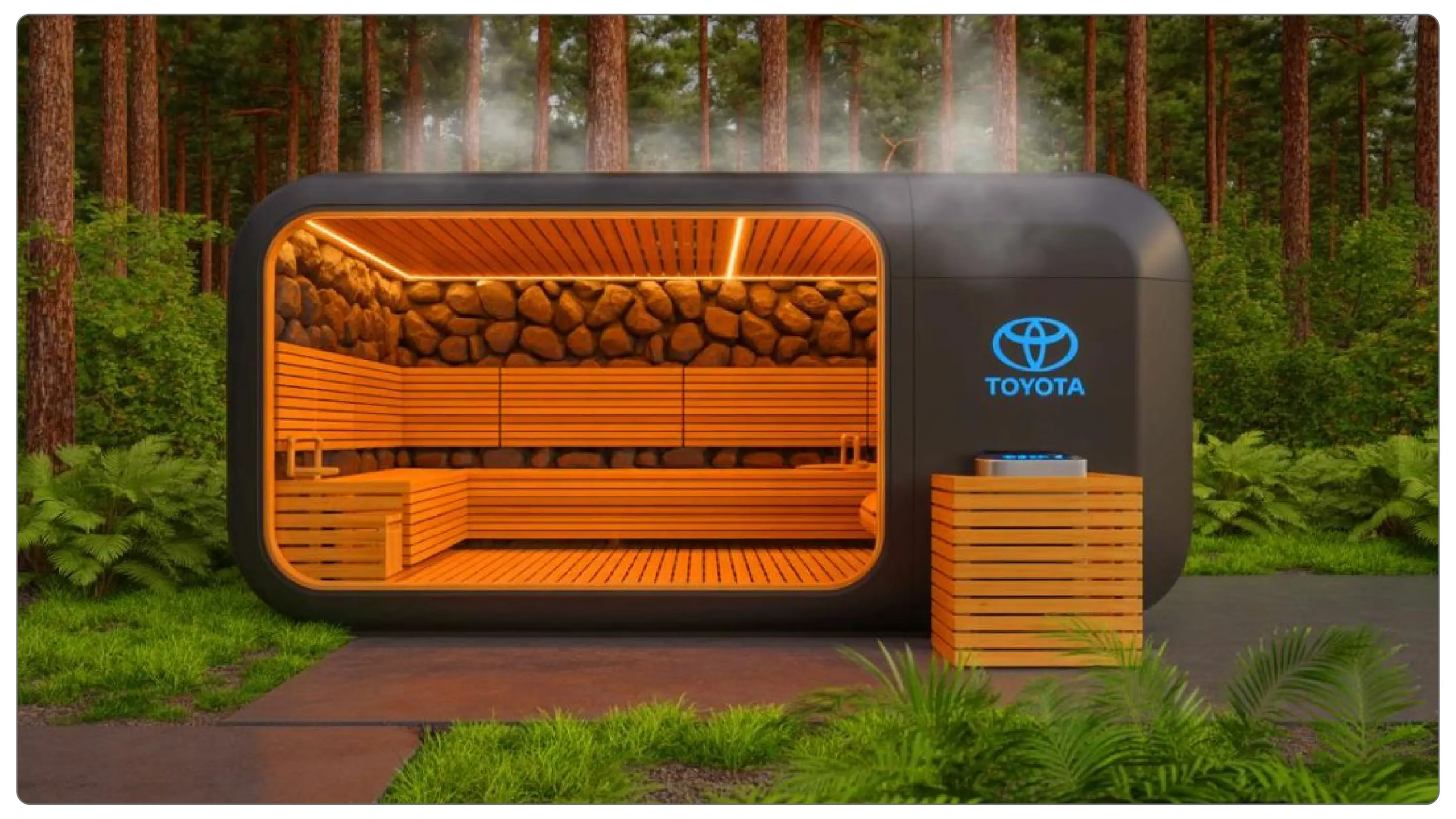 First Hydrogen Powered Sauna