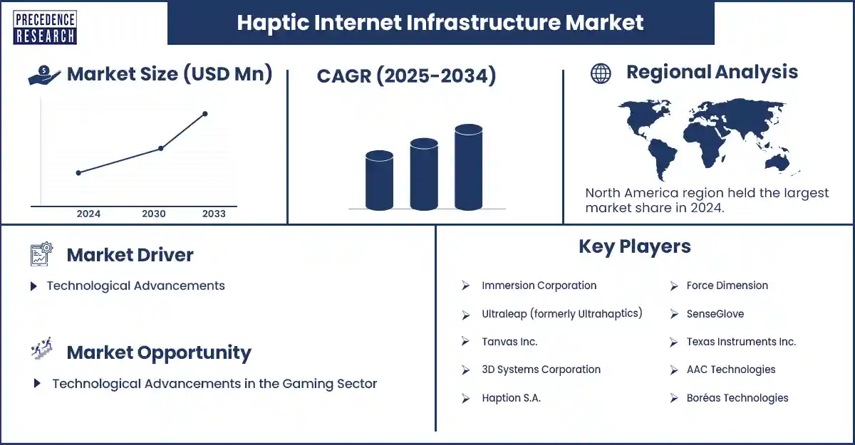 Haptic Internet Infrastructure Market Revenue Statistics