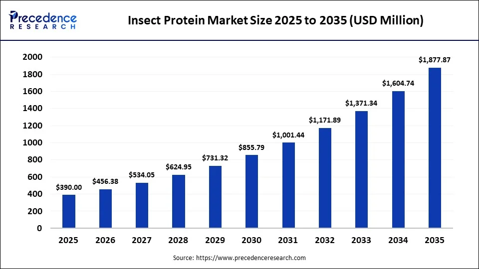 Insect Protein Market Size 2025 to 2035