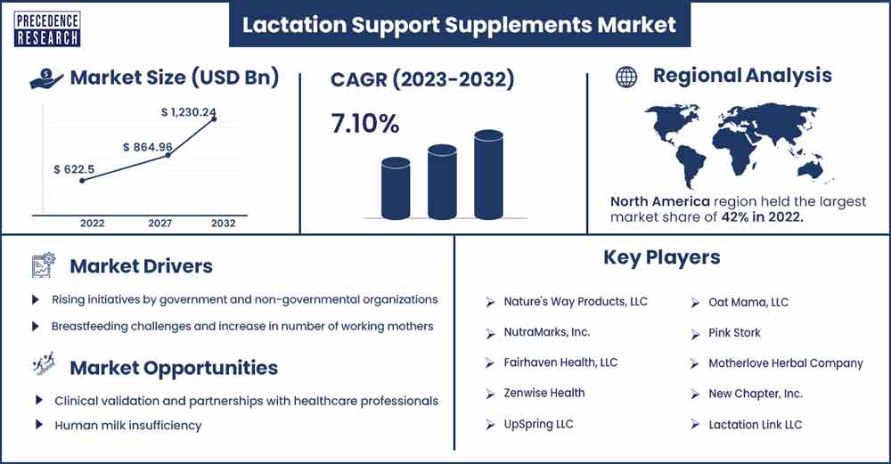 Lactation Support Supplements Market Size and Growth Rate 2023 To 2032