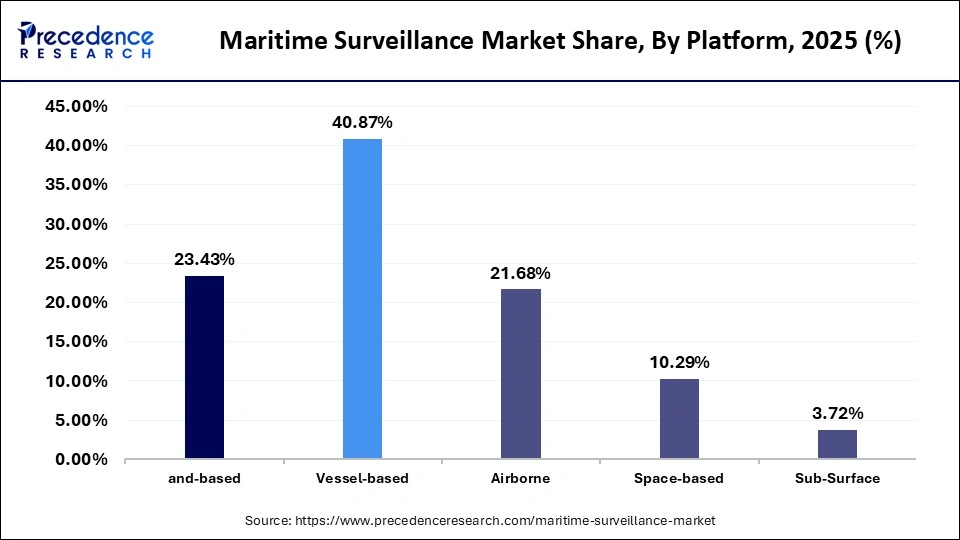 Maritime Surveillance Market Share, By Platform, 2025 (%)