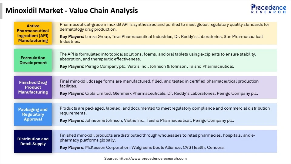Minoxidil Market Value Chain Analysis