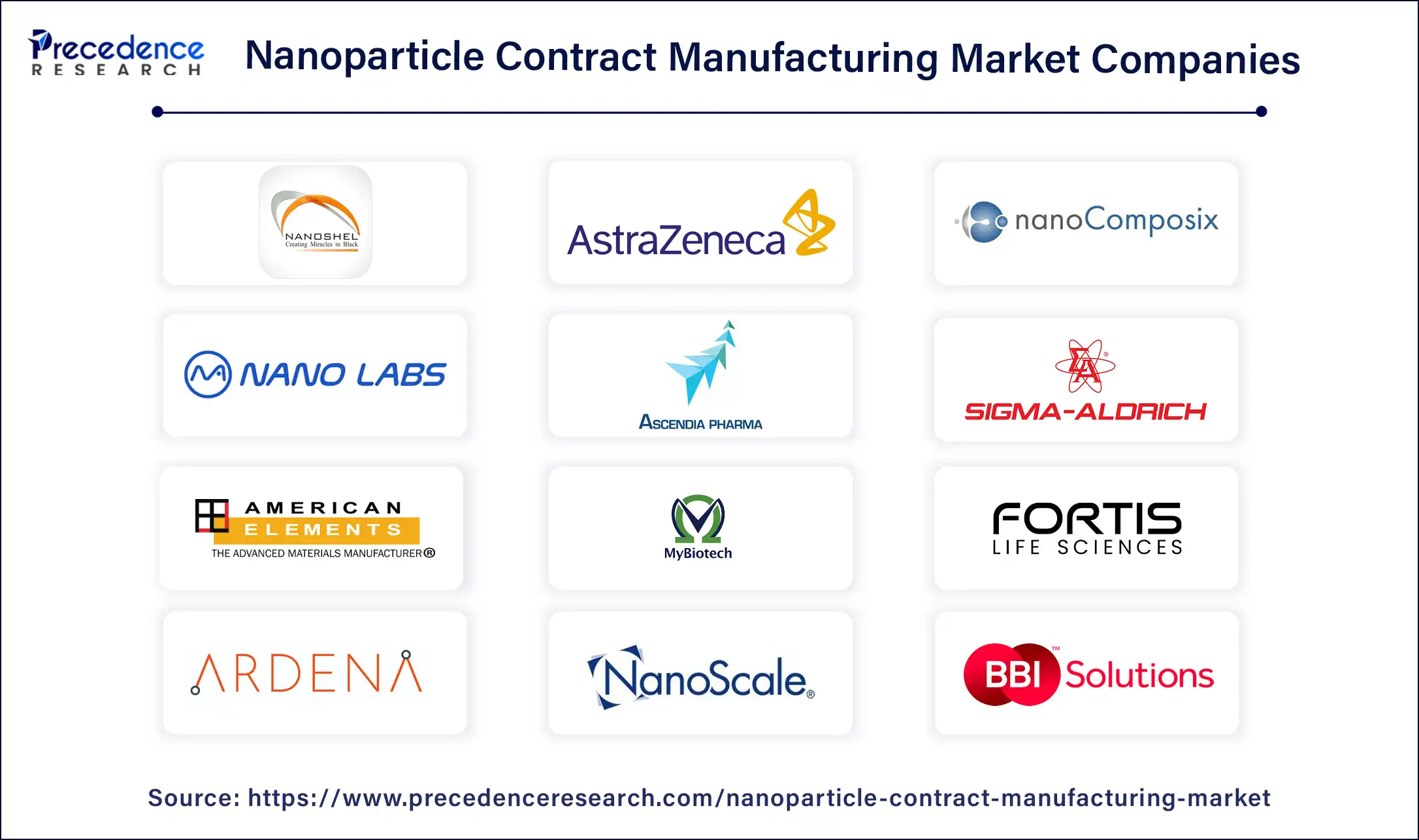 Nanoparticle Contract Manufacturing Market Companies