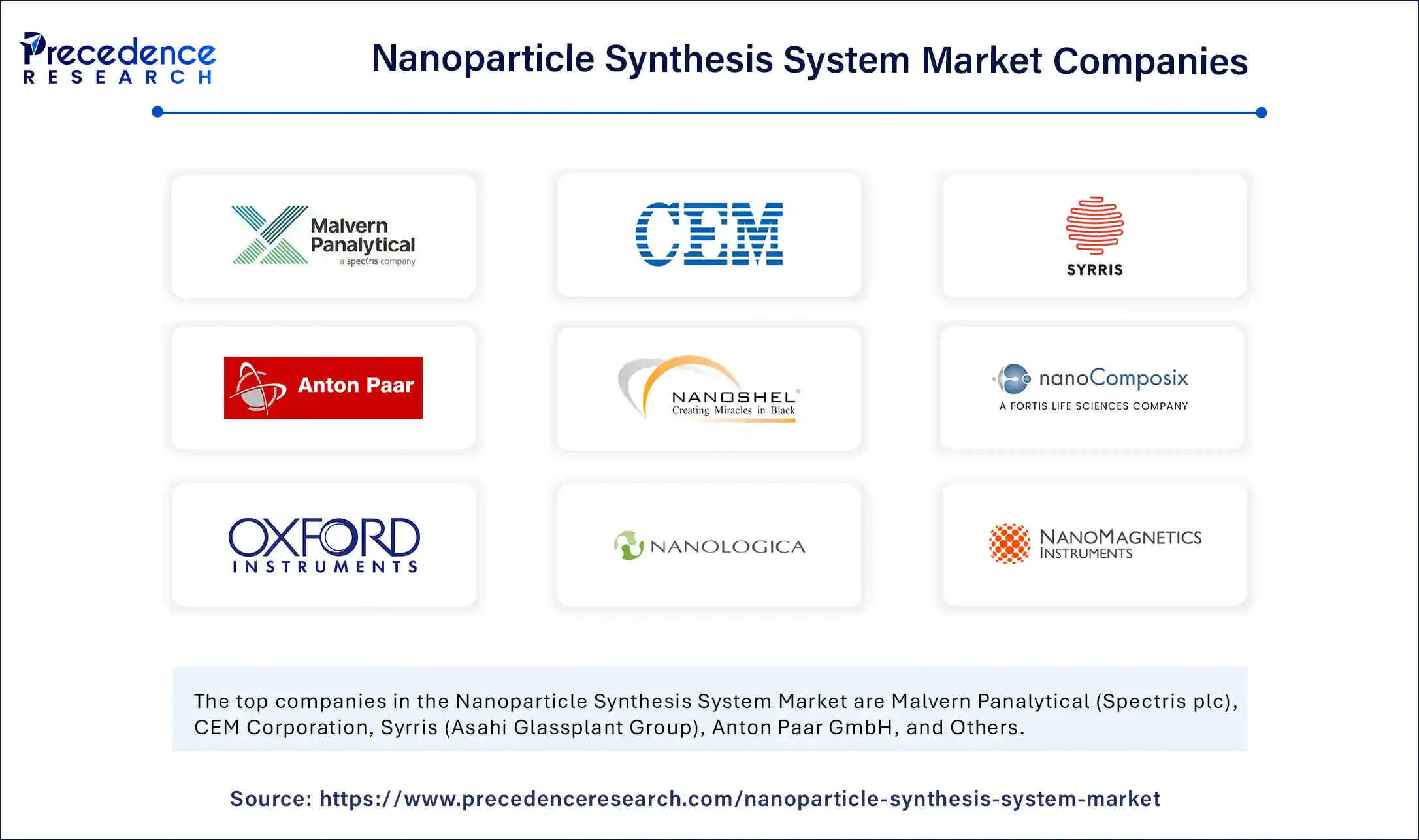 Nanoparticle Synthesis System Market Companies