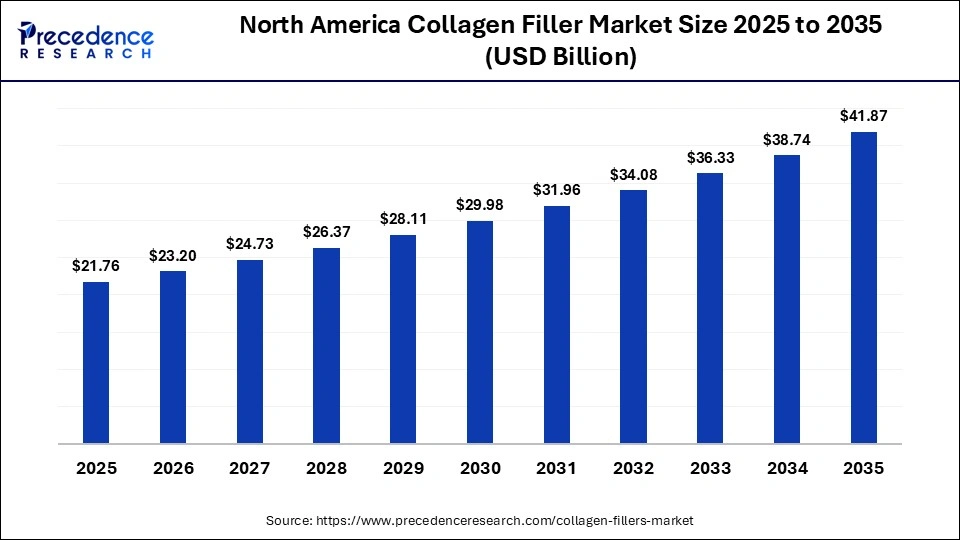 North America Collagen Filler Market Size 2025 to 2035