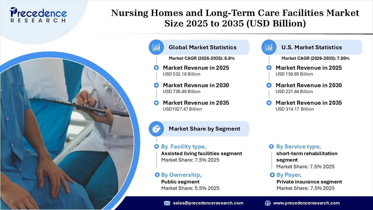 Nursing Homes and Long-term Care Facilities Market Revenue Statistics