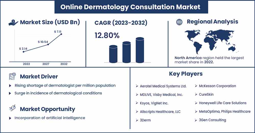 Online Dermatology Consultation Market Size and Growth Rate From 2023 To 2032