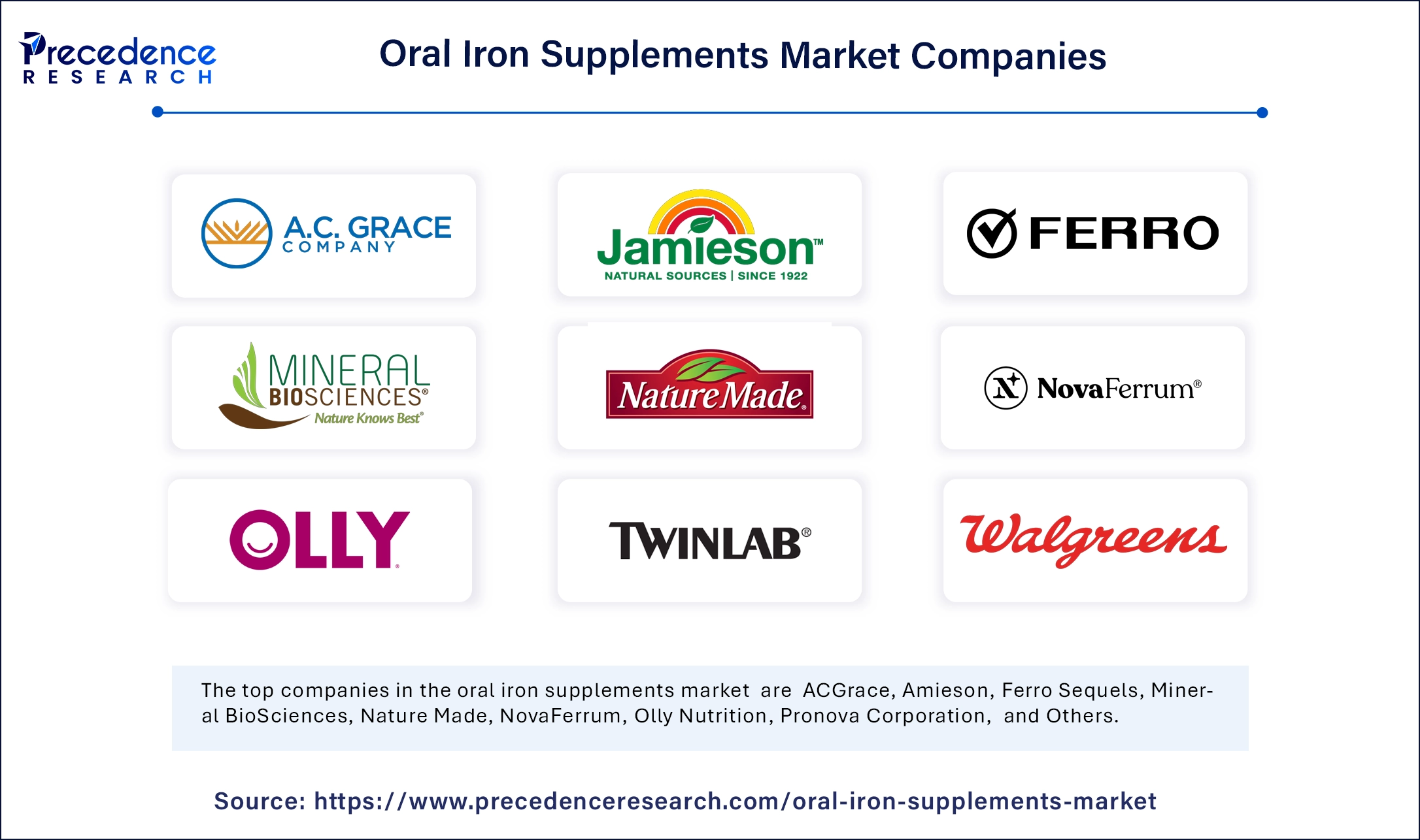 Oral Iron Supplements Market Companies