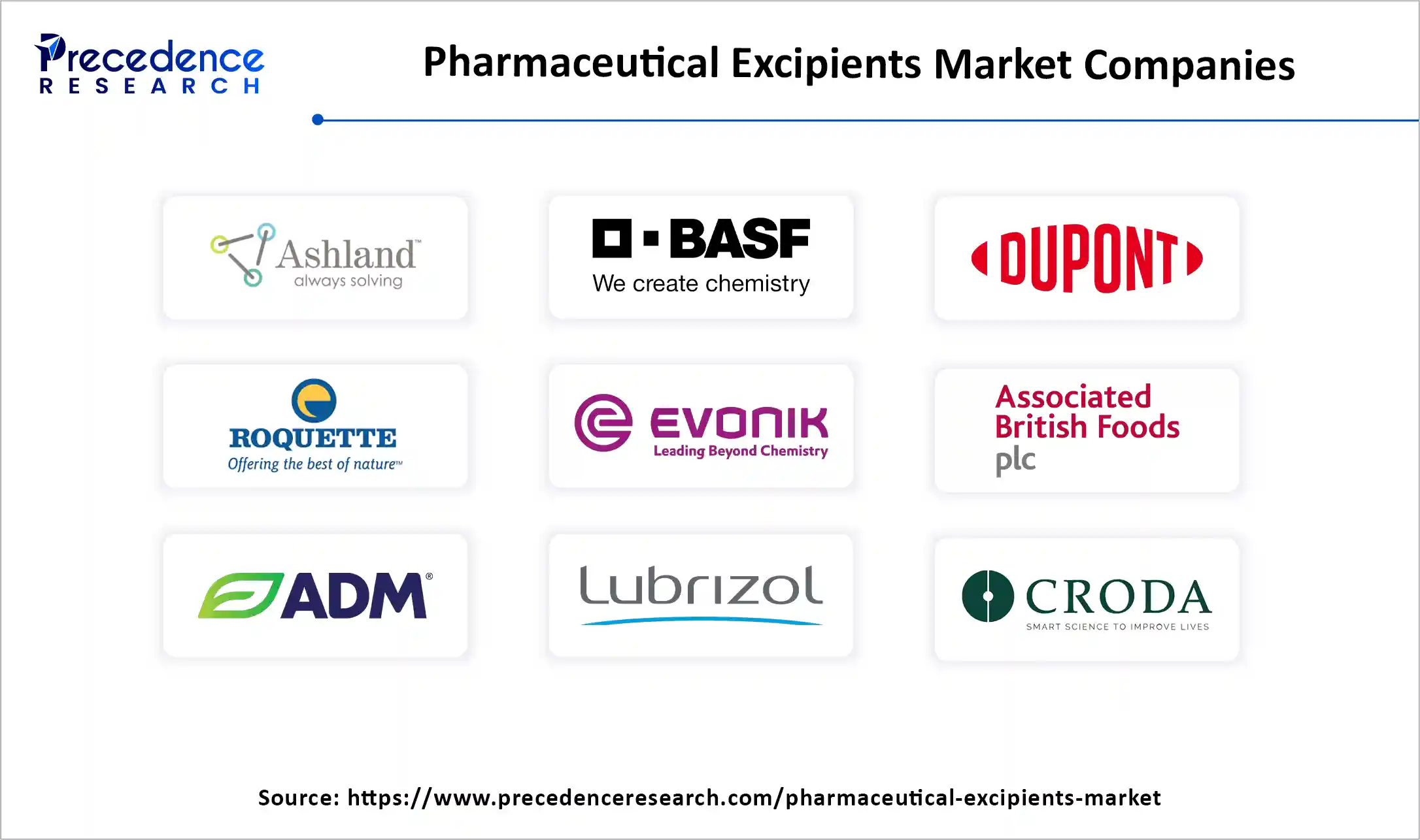 Pharmaceutical Excipients Market Companies