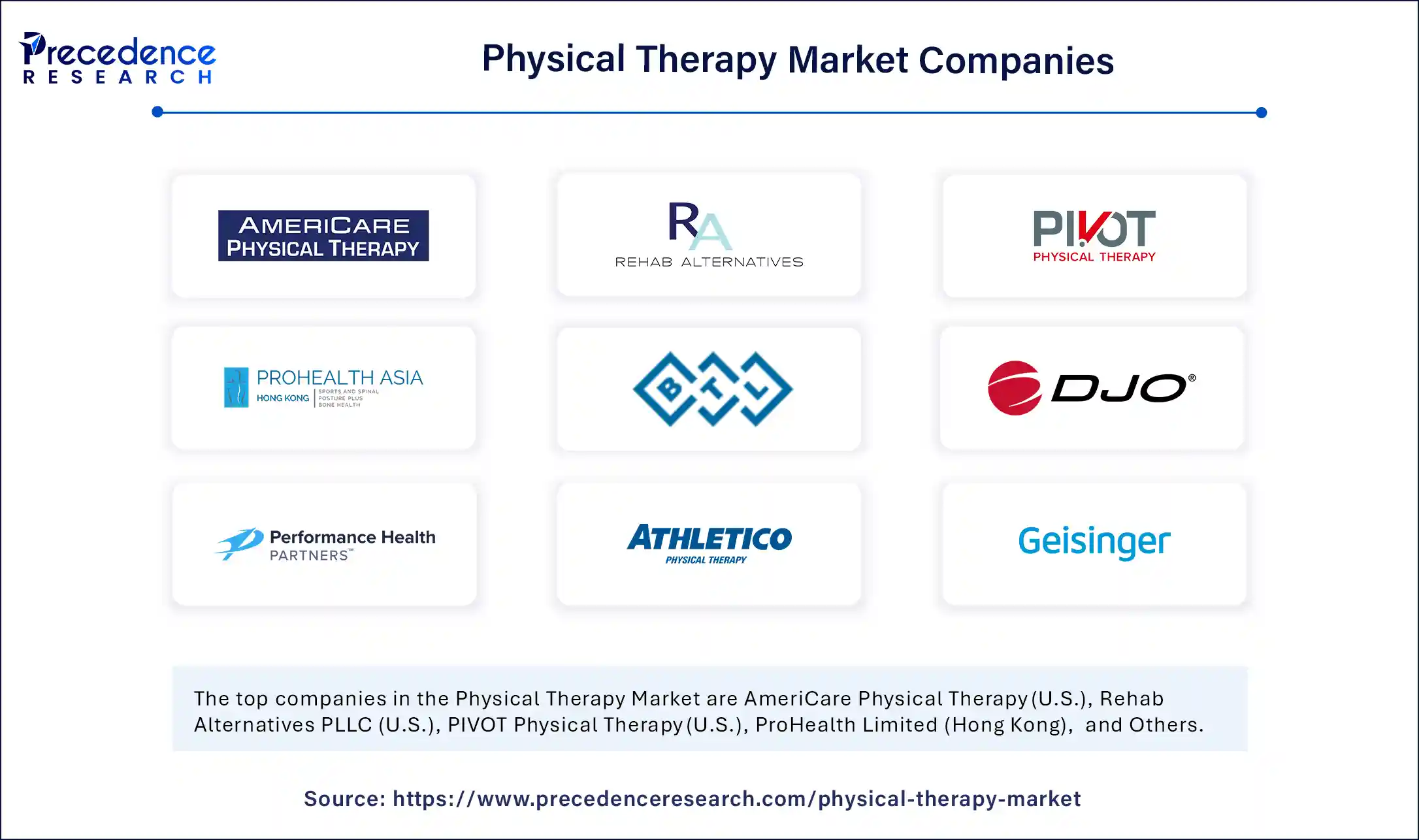 Physical Therapy Market Companies