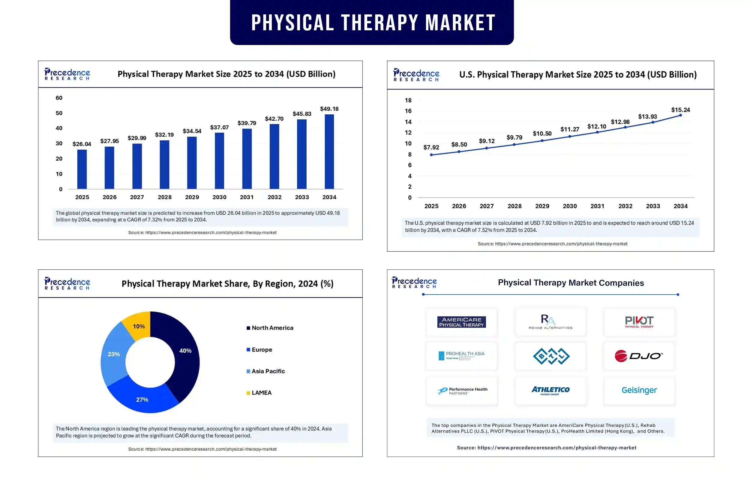 Physical Therapy Market Revenue Statistics