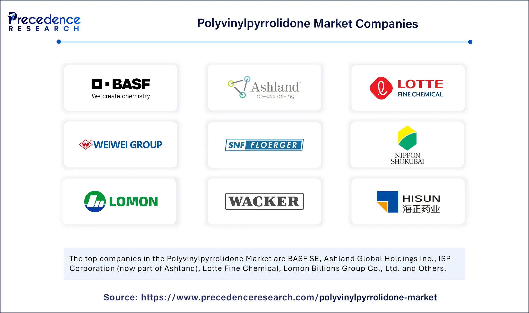 Polyvinylpyrrolidone Market Companies