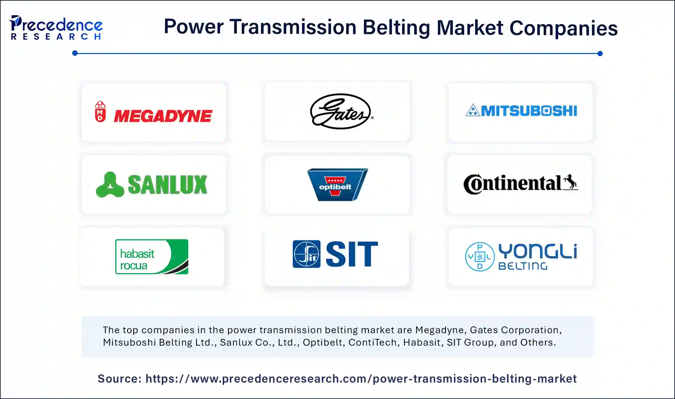 Power Transmission Belting Market Companies
