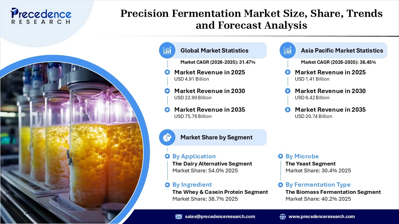 Precision Fermentation Market Revenue Statistics