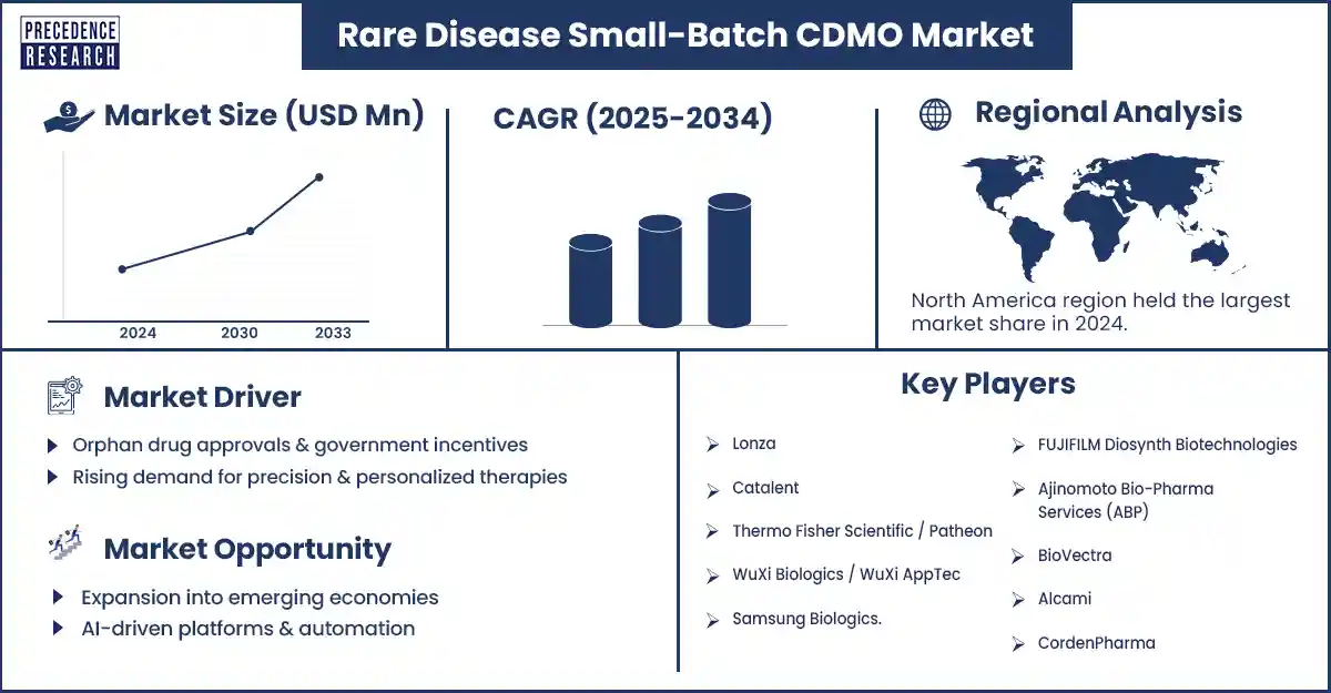 Rare Disease Small-Batch CDMO Market Revenue and Statistics