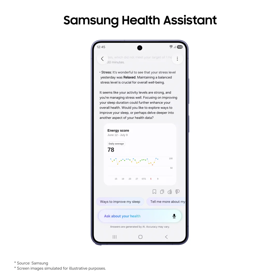 Samsung Health Assistant Samsung Health Assistant