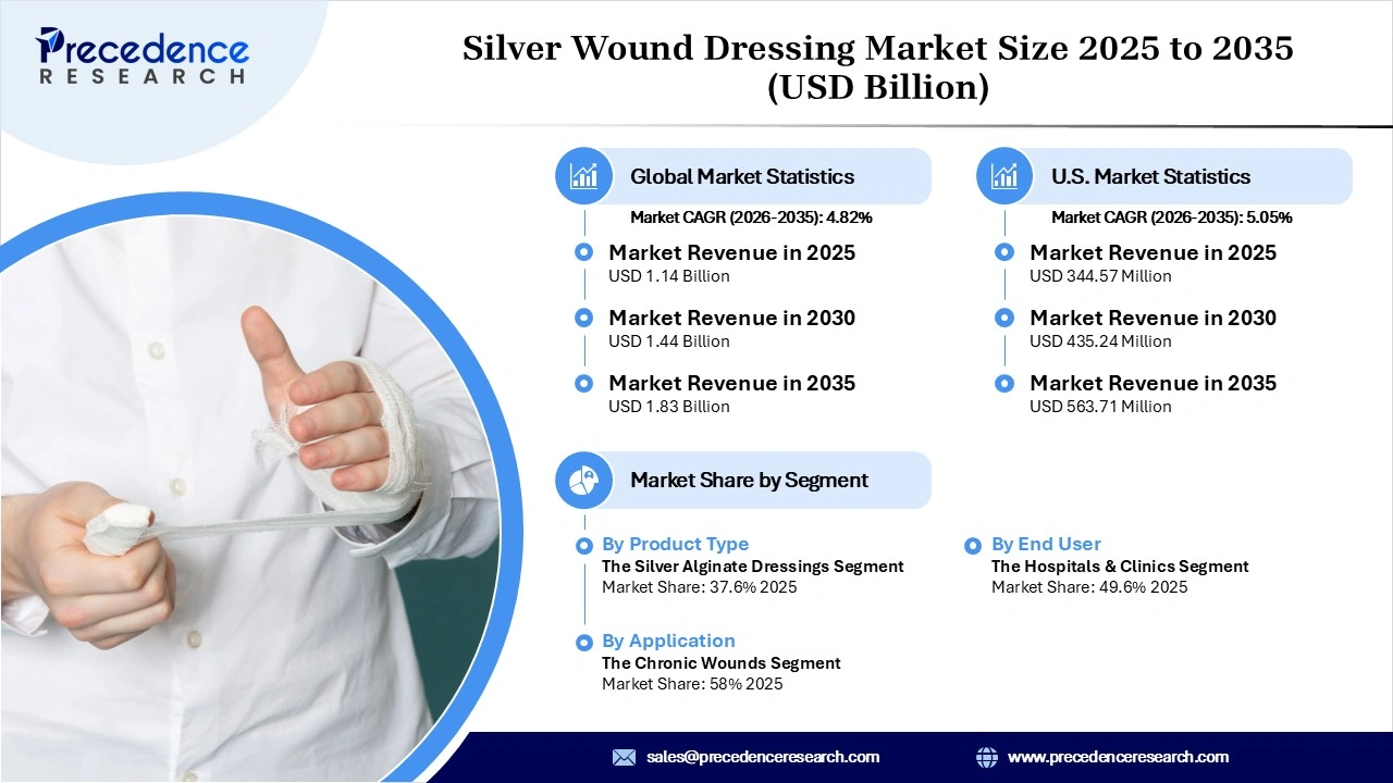 Silver Wound Dressing Market Revenue Statistics