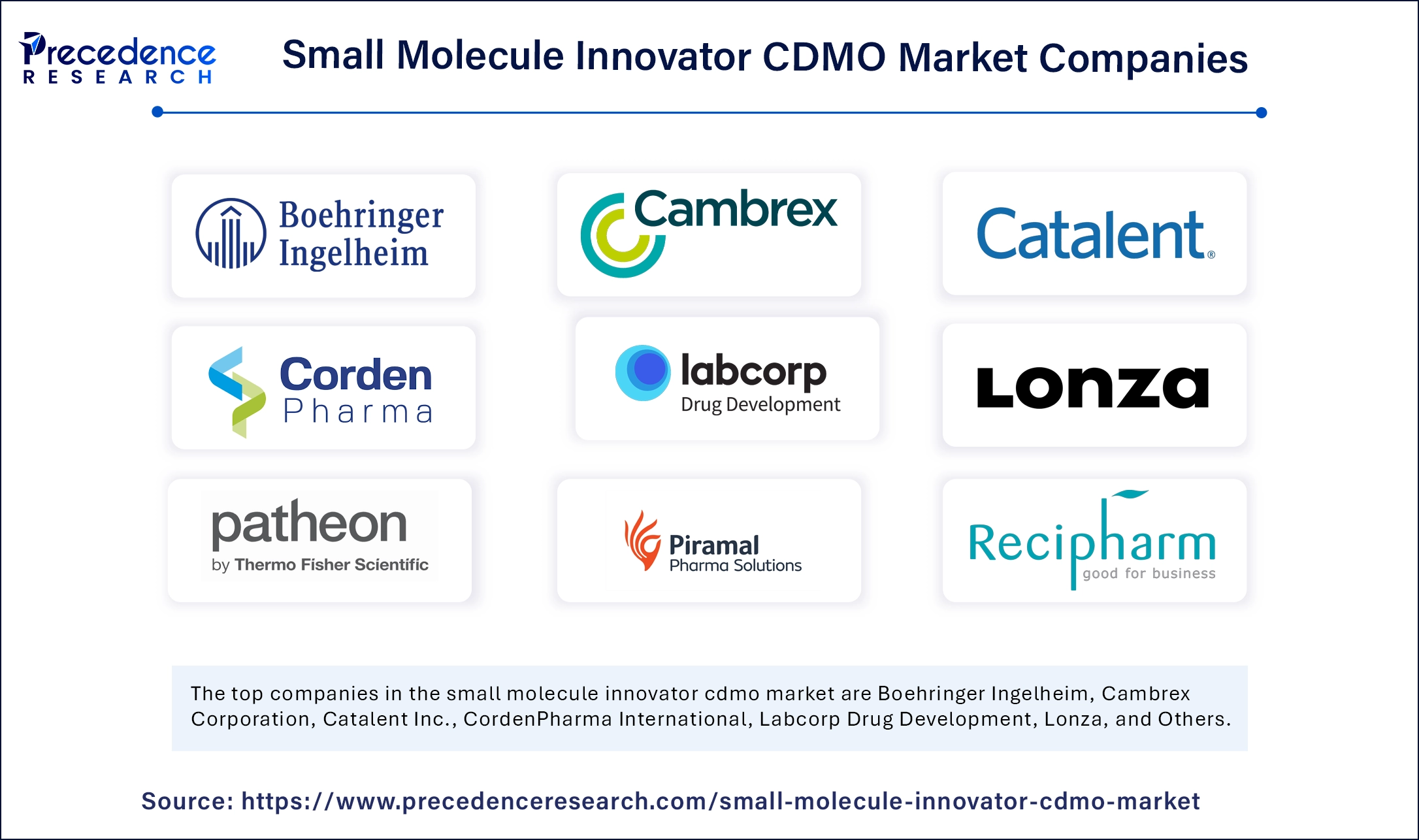 Small Molecule Innovator CDMO Market Companies