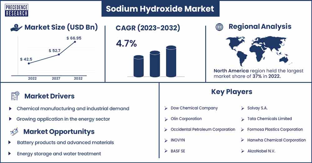 Sodium Hydroxide Market Size and Growth Rate From 2023 To 2032