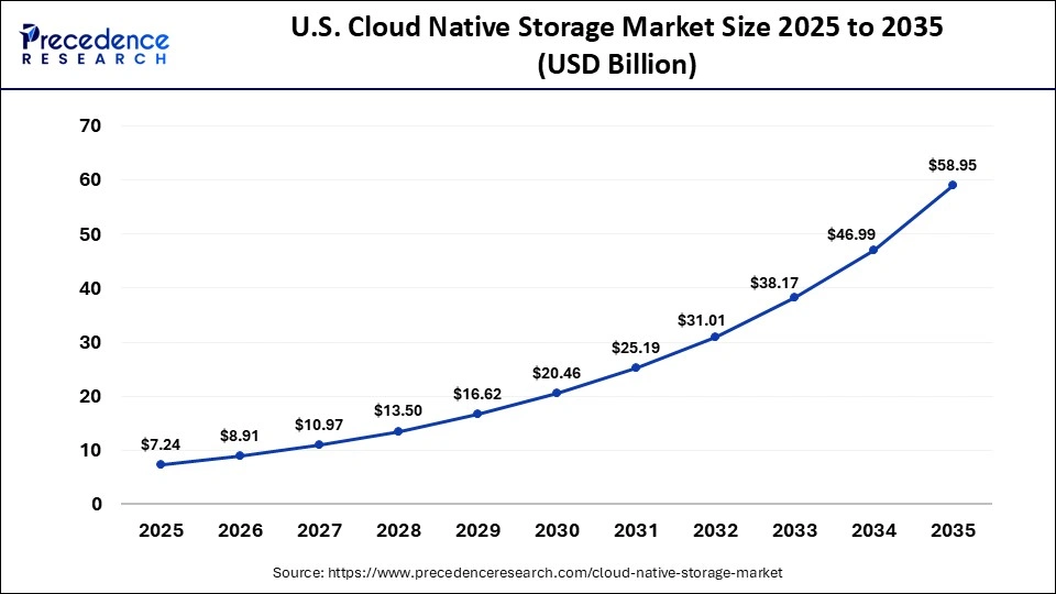 U.S. Cloud Native Storage Market Size 2025 to 2035