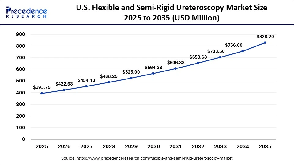 U.S. Flexible and Semi-Rigid Ureteroscopy Market Size 2025 to 2035