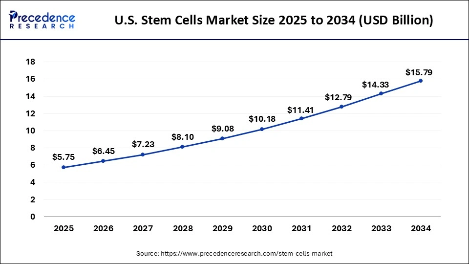 U.S. Stem Cells Market Size 2024 to 2033