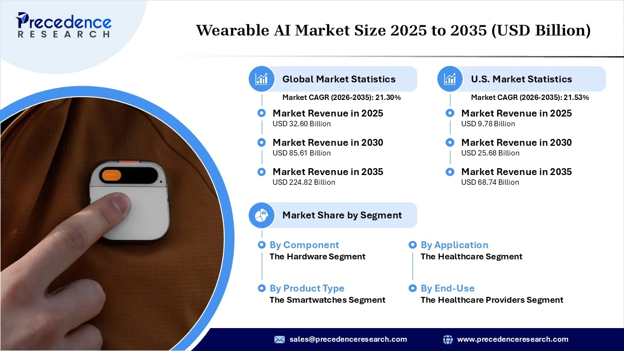 Wearable AI Market Revenue Statistics