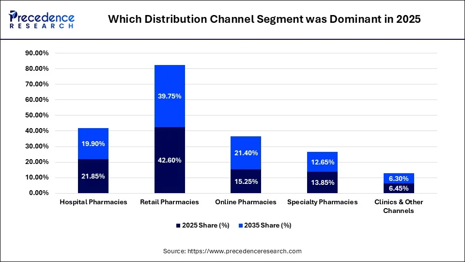 Which Distribution Channel Segment was Dominant in 2025