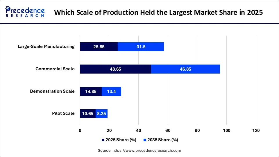 Which Scale of Production Held the Largest Market Share 